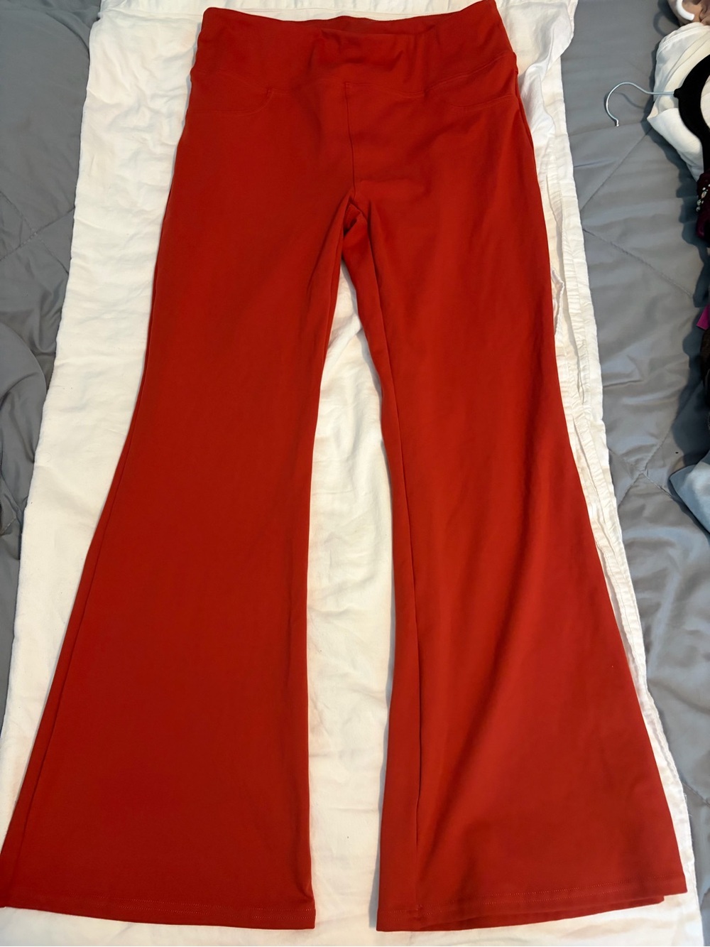 HALARA Orange Yoga Flare Pants